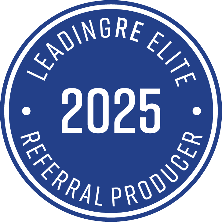 LeadingRE Elite Referral Producer 2025 emblem